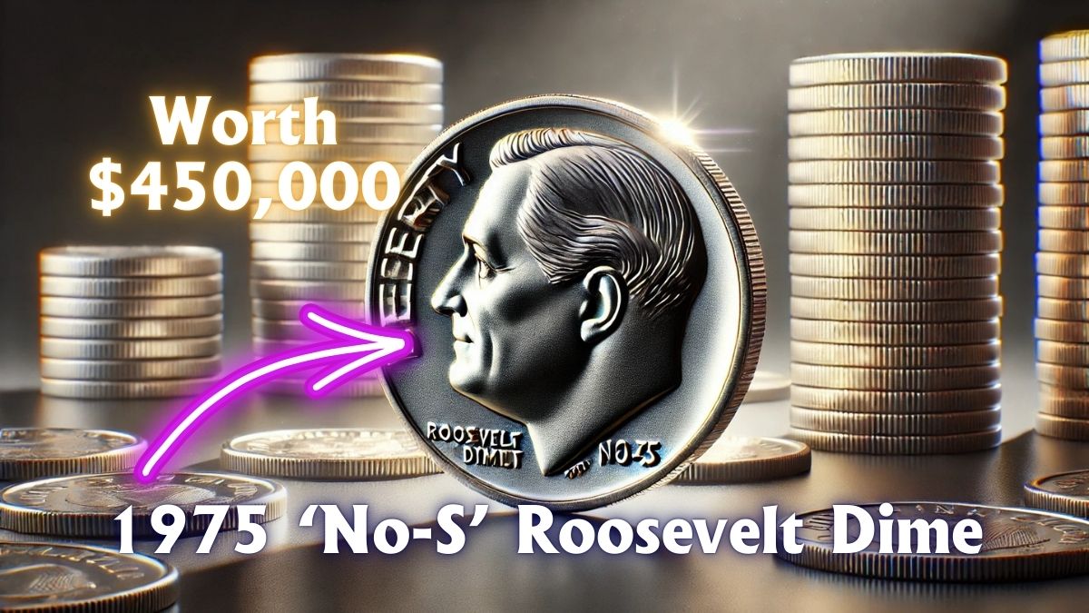 1975 ‘No-S’ Roosevelt Dime: A Rare Coin Potentially Worth $450,000